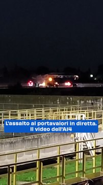 L'assalto al portavalori in diretta. Il video dell'A14