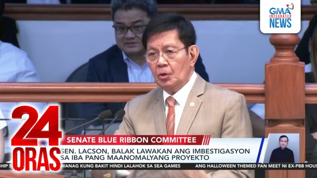 May 'di taga-DPWH na nagme-memo kay ex-DPWH Sec. Bonoan para mag-endorso ng proyekto, ayon kay Sen. Lacson | 24 Oras