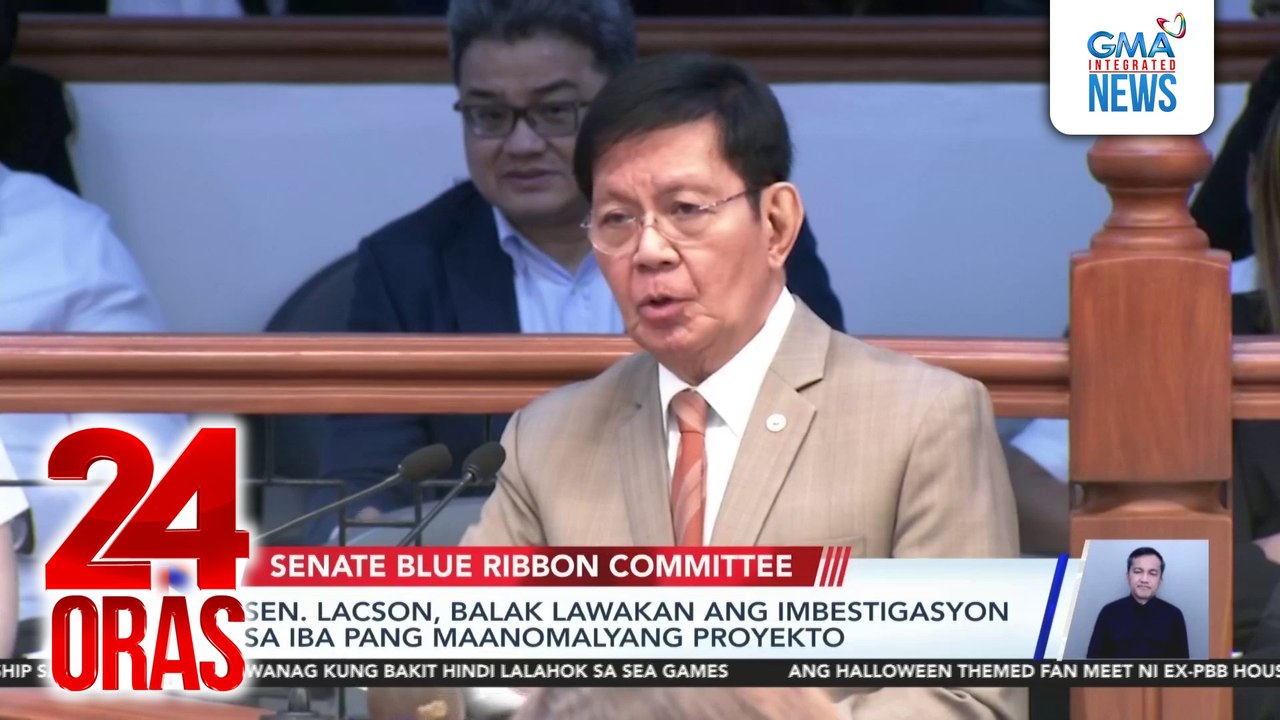May 'di taga-DPWH na nagme-memo kay ex-DPWH Sec. Bonoan para mag-endorso ng proyekto, ayon kay Sen. Lacson | 24 Oras