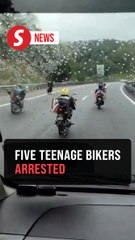 Five teens held for reckless riding, obstructing ambulance