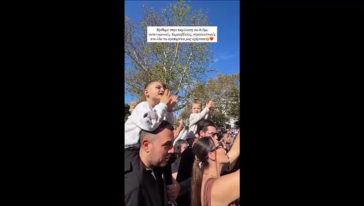 Ιωάννα Τούνη: Στην στρατιωτική παρέλαση της Θεσ...