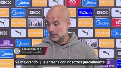 Guardiola, sin noticias del regreso de Rodri: "Ya ha recaído dos veces"