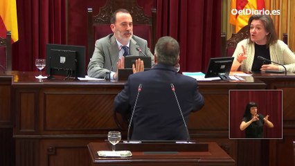 Bronca en el pleno de Illes Balears entre PP y PSOE