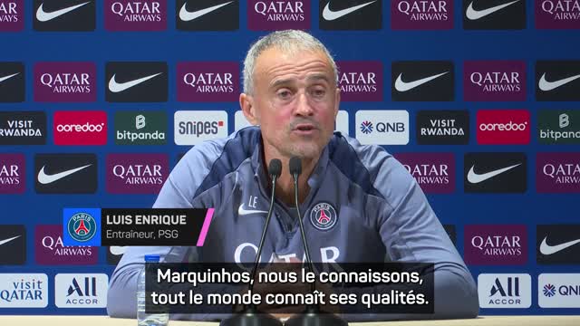 PSG - Luis Enrique : "Marquinhos est un leader et un exemple"