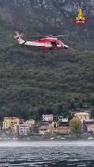 Lecco, pronti a ogni emergenza: i Draghi lombardi e i sommozzatori si addestrano nel lago