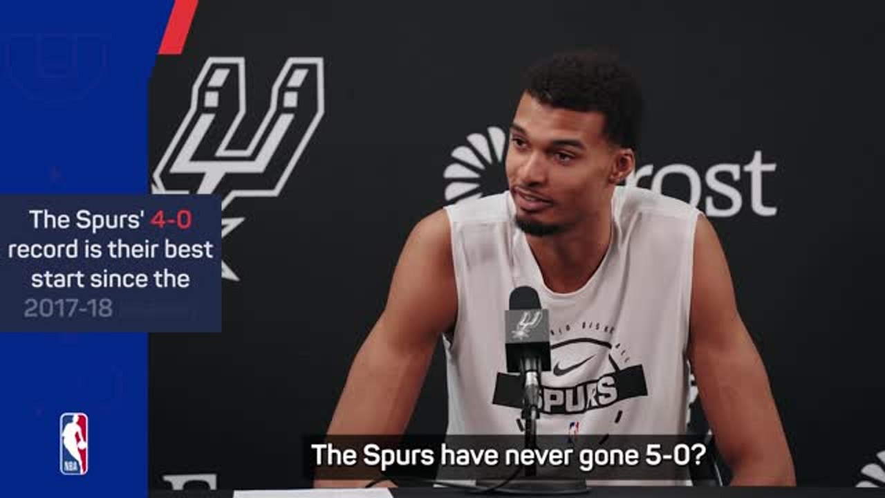 Wemby eyes record-breaking start to Spurs season