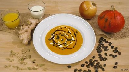 What makes pumpkin soup the perfect fall comfort food?