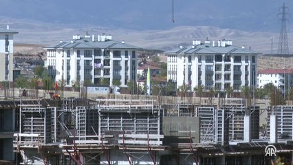 Yüzyılın Konut Projesi'nde Ankara'daki örnek konutlar görüntülendi