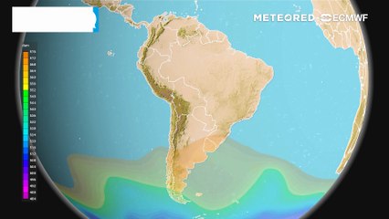 Pronóstico de geopotencial a 500 hPa: Miércoles 29 de Octubre.