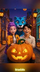 Rumi and Jinu in Halloween, KPop Demon Hunters #kpopdemonhunters #kpdh #huntrix #rujinu #halloween