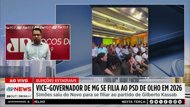 Mateus Simões se filia ao PSD e ganha apoio para 2026