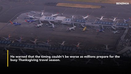 Ross Gerber Warns: Air Traffic Controllers Unpaid in Shutdown, Thanksgiving Travel at Risk