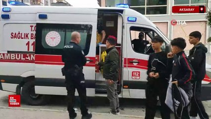 Aksaray’da okul çıkışı parkta bıçaklı kavga