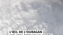 L’œil de l’ouragan Melissa depuis un avion de l’US Air Force