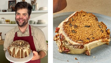 How to Make Sweet Potato Bundt Cake with Maple Glaze