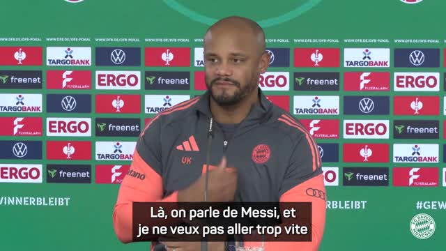 Bayern Munich - Kompany : "Ce n’est pas la taille, c’est la rapidité d’exécution qui compte"