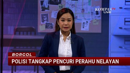 Polairud Polda Lampung Tangkap Pencuri Perahu Nelayan di Pelabuhan Muara Gading Mas | BORGOL