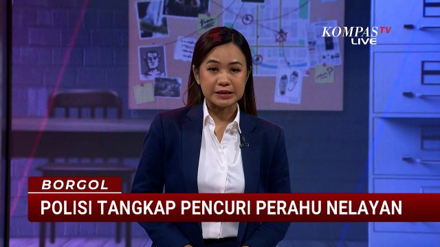 Polairud Polda Lampung Tangkap Pencuri Perahu Nelayan di Pelabuhan Muara Gading Mas | BORGOL