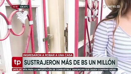 Delincuentes armados irrumpieron en una casa y se llevaron dinero y joyas, se estima una pérdida de Bs 1.000.000