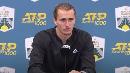 Rolex Paris Masters 2025 - Alexander Zverev : "J'adorais Bercy, il y a plus de bruit ici..."