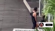Man beats cheating girlfriend