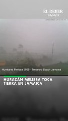 Huracán Melissa toca tierra en Jamaica