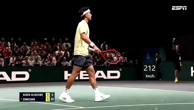 Francisco Comesaña vs Félix Auger-Aliassime | Resumen | Masters 1000 de París
