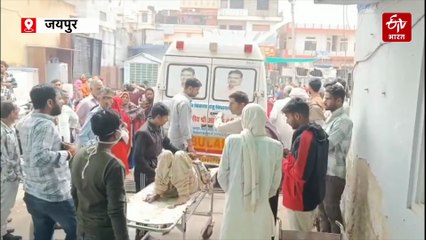 जयपुर में बस के हाईटेंशन बिजली लाइन से टकराने से दो मजदूरों की जलकर मौत, एक दर्जन घायल