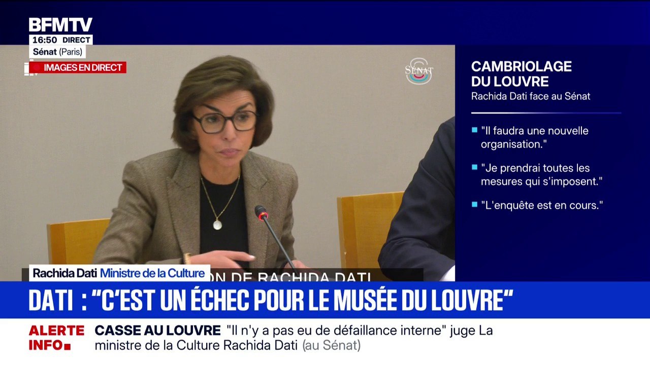 Rachida Dati: "Au fond ce que nous défendons sans relâche, c'est que le patrimoine est la première porte d'entrée vers la culture"
