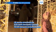 Ogród Światła Królowej Elżbiety w Parku Zamkowym Gödöllő zaprasza na wspaniałą podróż w czasie