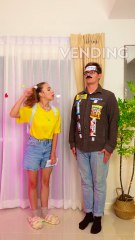 When Dad Turns Into A Vending Machine 🍫🤣 #funnyvideo