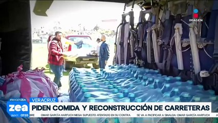 Afectados en Veracruz piden comida; llevan 18 días incomunicados | Noticias con Francisco Zea
