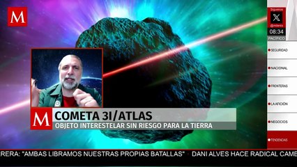 Dr. Alejandro Farah Simón explica el paso del cometa 3I/ATLAS y descarta riesgo para la Tierra