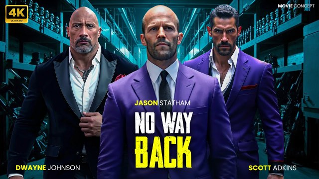 Jason Statham, Dwayne Johnson, Scott Adkins in - NO WAY BACK! Danger Trio - Action Movie