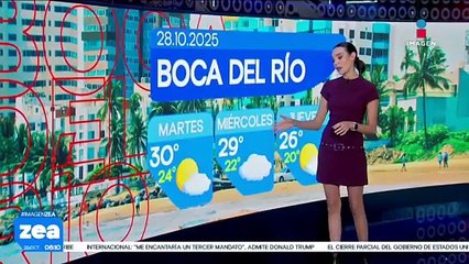 Pronóstico del tiempo 28 de octubre 2025 | Noticias con Francisco Zea