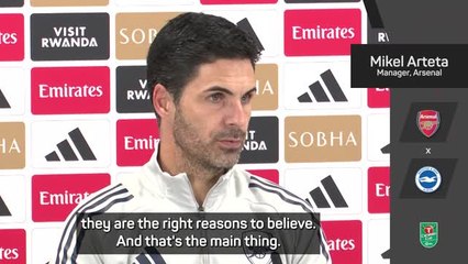 Arsenal 'want' favourites tag in title race - Arteta