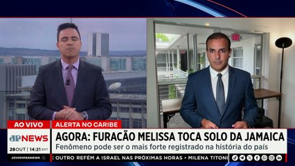 Furacão Melissa atinge Jamaica e já deixa pelo menos três mortos | TEMPO REAL