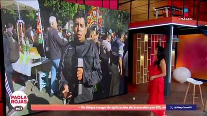 Miles de fieles comienzan a llegar a la Iglesia de San Hipólito en el Centro Histórico