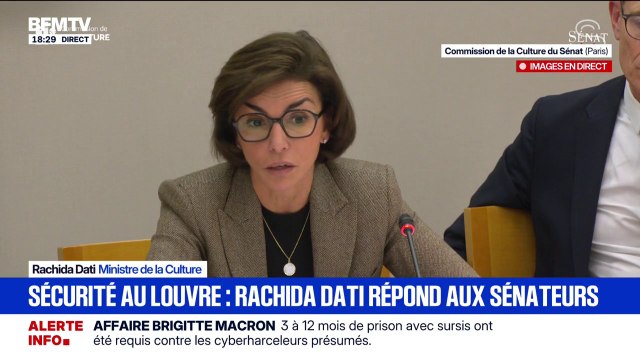 Rachida Dati déclare qu'elle prendra ses responsabilités sur le sujet du Louvre après le cambriolage du musée