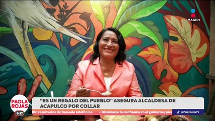 Abelina López asegura que collar valuado en 227 mil pesos fue regalo del pueblo