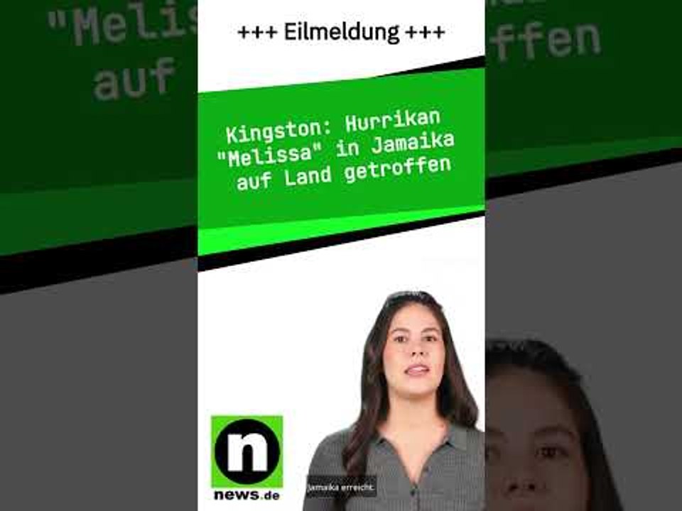 Hurrikan «Melissa» in Jamaika auf Land getroffen