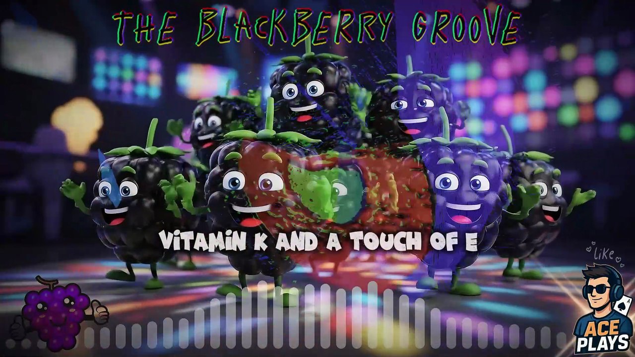 The Blackberry Groove | Funky Blackberry Song, Healthy Groove You’ll Love