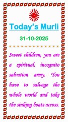 🇲🇰 Essence of Today’s Murli 31 October 2025 English in Male Voice| BRAHMA KUMARIS