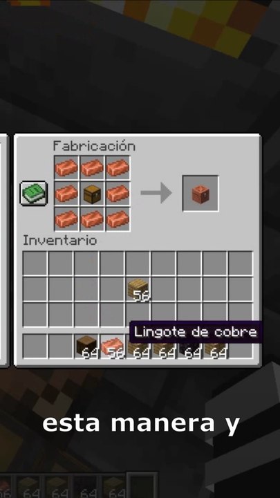 crafteo cofre de cobre  ¿Cómo hacer?