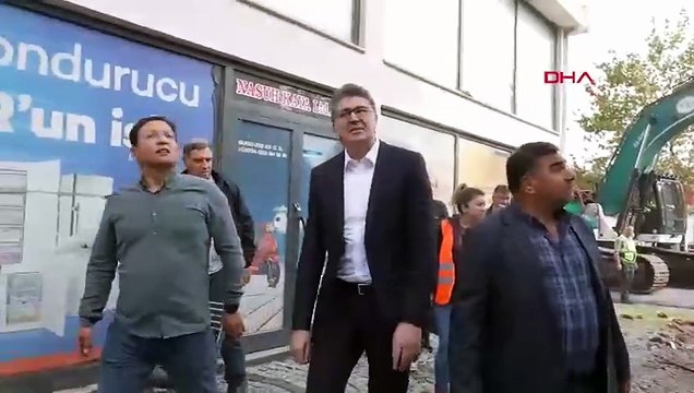 Sındırgı’da 6.1’lik depremde yıkılan ve hasar gören binalar havadan görüntülendi