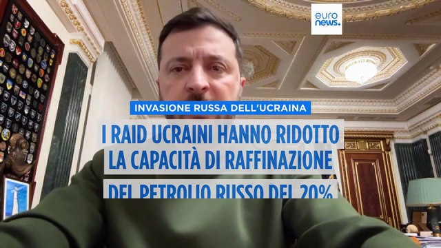 Gli attacchi dell'Ucraina hanno ridotto del 20% la capacità di raffinazione del petrolio russo