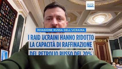 Gli attacchi dell'Ucraina hanno ridotto del 20% la capacità di raffinazione del petrolio russo