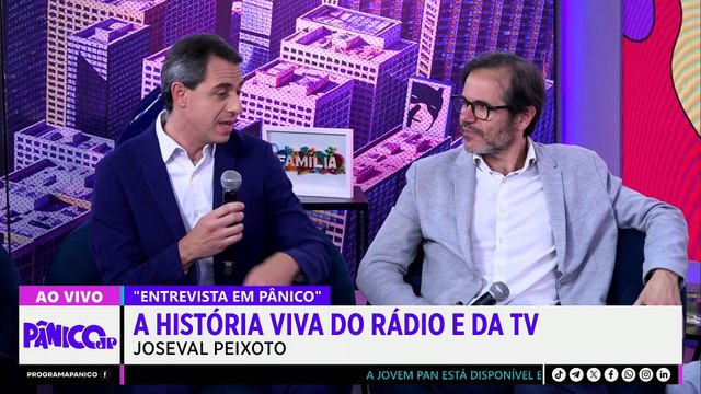 LENDA DO RÁDIO EM PÂNICO! JOSEVAL PEIXOTO FALA TUDO SOBRE JOVEM PAN, PELÉ E COPA DO MUNDO! ÍNTEGRA