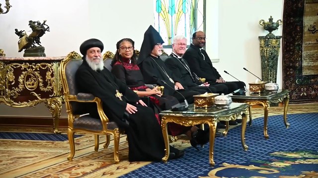 الرئيس السيسي يستقبل وفد مجلس الكنائس العالمي ويطلع على التقرير السنوي لأنشطة صندوق تكريم الشهداء
