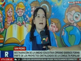 Zulia | Rehabilitación de la U.E. Cipriano Barrios favorecerá a los jóvenes de San Pedro